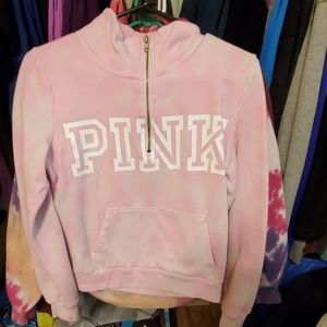 Victoria's secret pink half zip